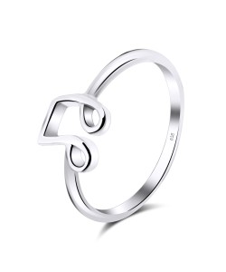 Music Note Silver Ring NSR-846